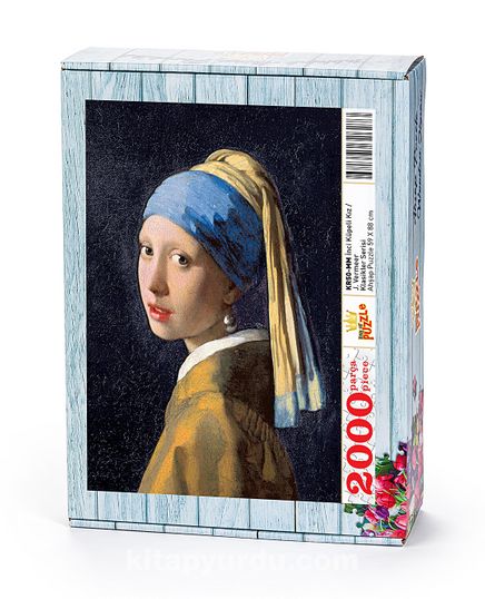 İnci Küpeli Kız /Johannes Vermeer Ahşap Puzzle 2000 Parça (KR50-MM)