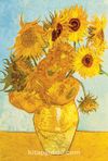 Bir Vazoda On İki Günebakan / Vincent Van Gogh Ahşap Puzzle 2000 Parça (KR51-MM)