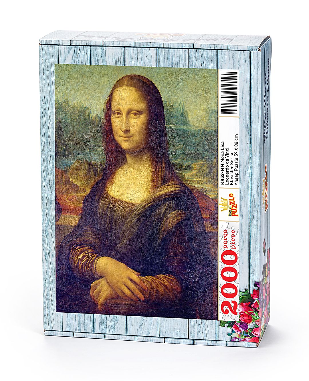 Mona Lisa / Leonardo da Vinci Ahşap Puzzle 2000 Parça (KR52-MM