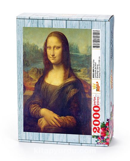 Mona Lisa / Leonardo da Vinci Ahşap Puzzle 2000 Parça (KR52-MM)
