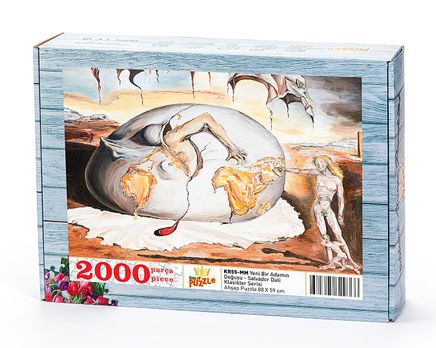 Yeni Bir Adamın Doğuşu / Salvador Dali Ahşap Puzzle 2000 Parça (KR55-MM)