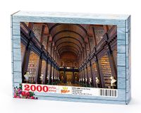 Trinity Kolej Kütüphanesi Ahşap Puzzle 2000 Parça (KT51-MM)