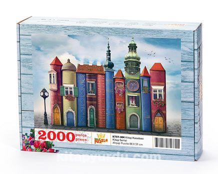 Kitap Kasabası Ahşap Puzzle 2000 Parça (KT57-MM)