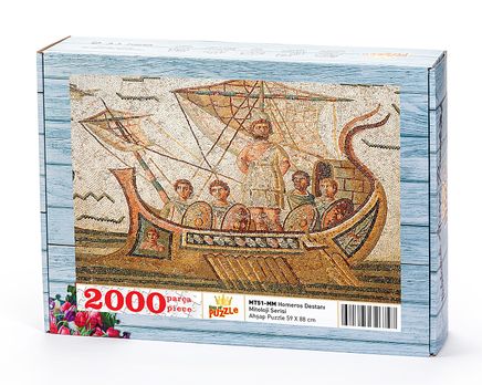 Homeros Destanı Ahşap Puzzle 2000 Parça (MT51-MM)