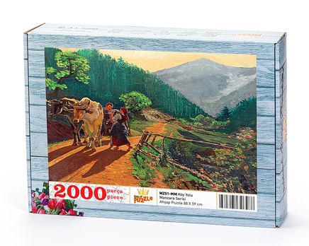 Köy Yolu Ahşap Puzzle 2000 Parça (MZ51-MM)