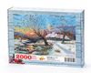 Kış ve Köy Ahşap Puzzle 2000 Parça (MZ52-MM)