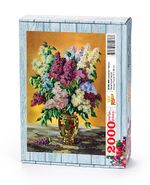 Leylaklar Vazosu Ahşap Puzzle 2000 Parça (NT55-MM)