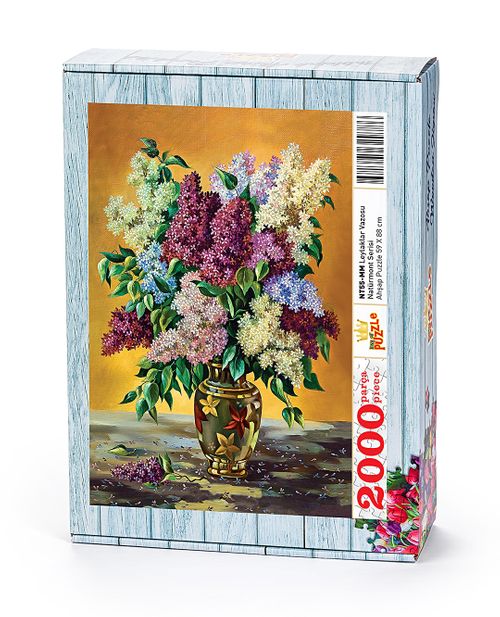 Leylaklar Vazosu Ahşap Puzzle 2000 Parça (NT55-MM) - Fiyatı
