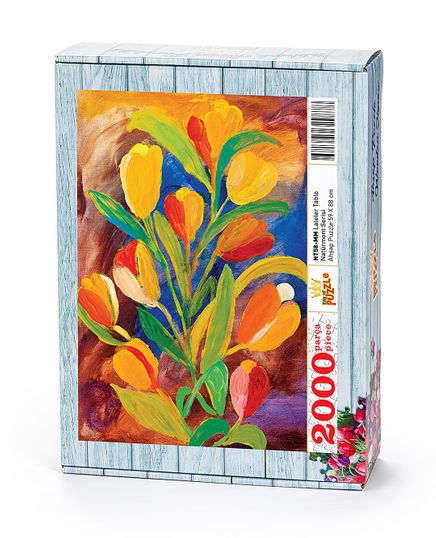 Laleler Tablo Ahşap Puzzle 2000 Parça (NT58-MM)