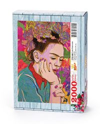 Frida Düşünceler Ahşap Puzzle 2000 Parça (PT53-MM)