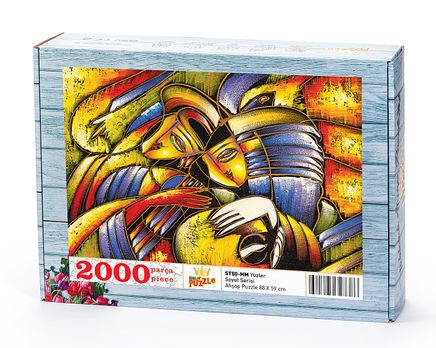 Yüzler Ahşap Puzzle 2000 Parça (ST50-MM)