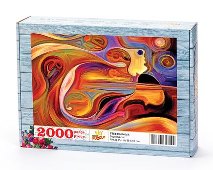 Müzik Ahşap Puzzle 2000 Parça (ST52-MM)