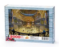 Ayasofya Camii - İç Görünüm Ahşap Puzzle 2000 Parça (SY52-MM)