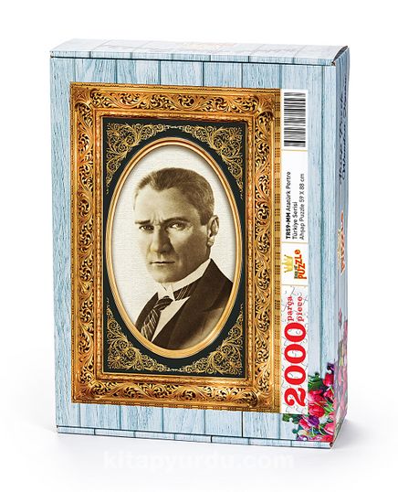 Atatürk Portre Ahşap Puzzle 2000 Parça (TR59-MM)