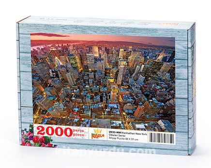 Manhathan New York Ahşap Puzzle 2000 Parça (UK53-MM)