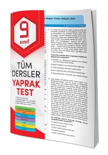 9. Sınıf Tüm Dersler Yaprak Test