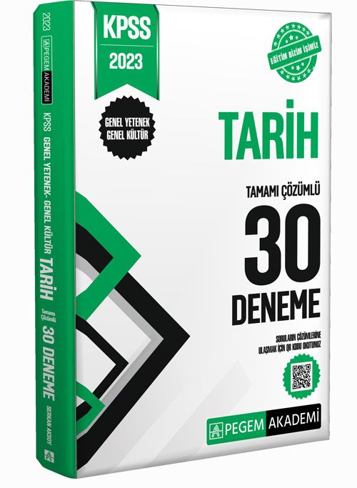 2023 KPSS Genel Kültür Genel Yetenek Tarih 30 Deneme