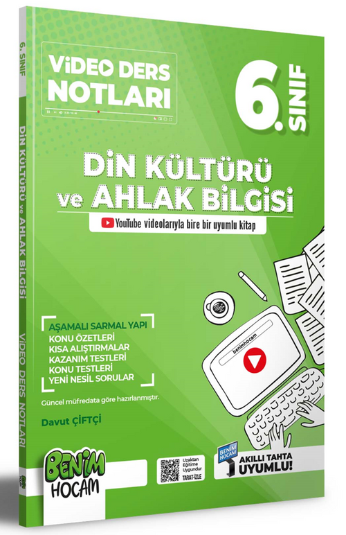 6.Sınıf Din Kültürü ve Ahlak Bilgisi Video Ders Notları (Konu Anlatımı) 