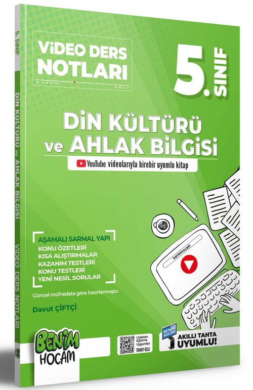 5.Sınıf Din Kültürü ve Ahlak Bilgisi Video Ders Notları (Konu Anlatımı) 