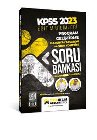 2023 KPSS Eğitim Bilimleri Atölye Serisi Program Geliştirme Materyal Tasarımı ve Sınıf Yönetimi Video Çözümlü Soru Bankası 