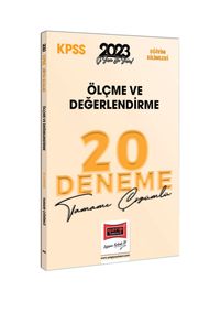 2023 KPSS Eğitim Bilimleri Ölçme ve Değerlendirme Tamamı Çözümlü 20 Deneme