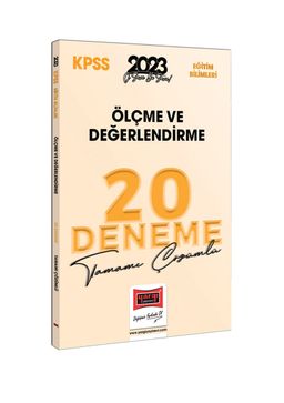 2023 KPSS Eğitim Bilimleri Ölçme ve Değerlendirme Tamamı Çözümlü 20 Deneme