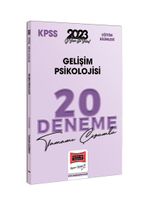 2023 KPSS Eğitim Bilimleri Gelişim Psikolojisi Tamamı Çözümlü 20 Deneme