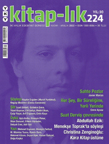 Kitap-lık 224 / Kasım-Aralık 2022  “Sahte Pozlar”