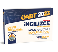 2023 ÖABT İngilizce Öğretmenliği Kavram Haritalarıyla Konu Anlatımlı Soru Bankası