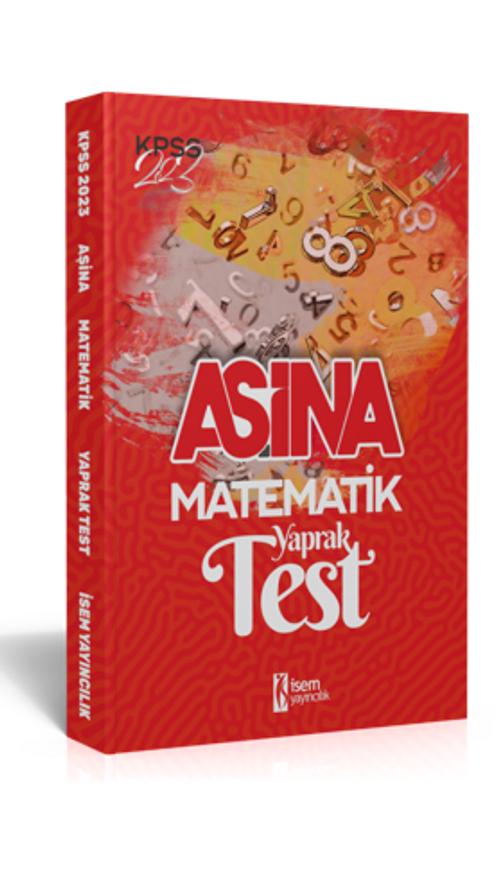 2023 İsem KPSS Aşina Matematik Çek Kopart Yaprak Test