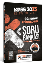 2023 KPSS Eğitim Bilimleri Atölye Serisi Öğrenme Psikolojisi Tamamı Video Çözümlü Soru Bankası