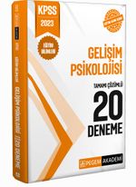 2023 KPSS Eğitim Bilimleri Gelişim Psikolojisi 20 Deneme