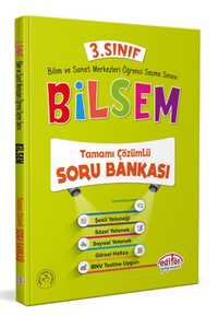 3.Sınıf Bilsem Tamamı Çözümlü Soru Bankası 