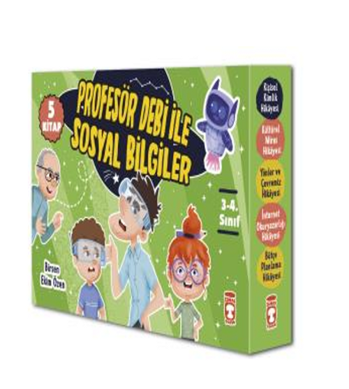 Profesör Debi İle Sosyal Bilgiler Seti (5 Kitap)