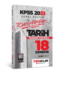 2023 KPSS Genel Kültür Tonyukuk Tarih Tamamı Çözümlü 18 Deneme