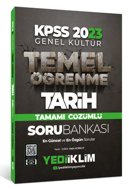 2023 KPSS Genel Kültür Temel Öğrenme Tarih Tamamı Çözümlü Soru Bankası