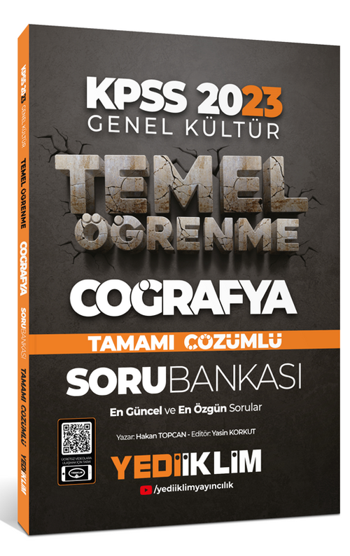 2023 KPSS Genel Kültür Temel Öğrenme Coğrafya Tamamı Çözümlü Soru Bankası