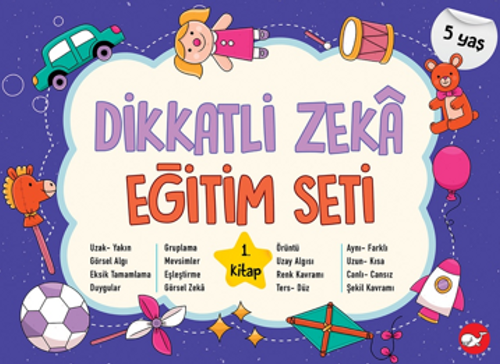 Dikkatli Zeka Eğitim Seti 1. Kitap (5 Yaş)