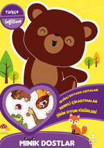 Minik Dostlar Ormanda Yürüyüş Boyama Kitabı