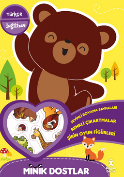 Minik Dostlar Ormanda Yürüyüş Boyama Kitabı