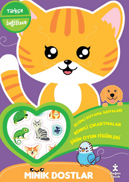 Minik Dostlar Evinin Yanında Boyama Kitabı