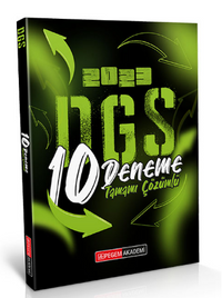 2023 Dgs Tamamı Çözümlü 10 Deneme