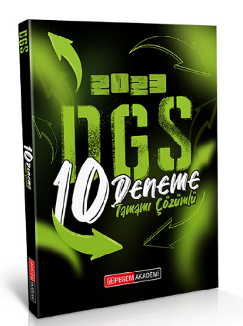 2023 Dgs Tamamı Çözümlü 10 Deneme