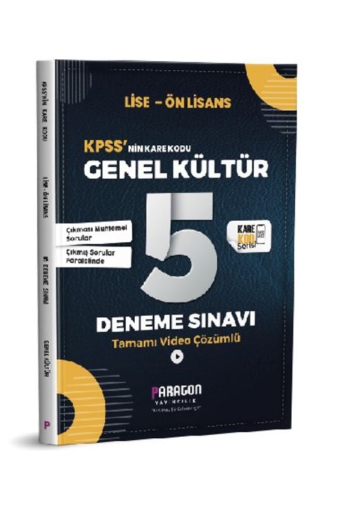 KPSS'nin Karekodu Genel Kültür 5 Deneme Sınavı