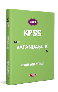 2023 KPSS A'dan Z'ye Vatandaşlık Konu Anlatımlı 