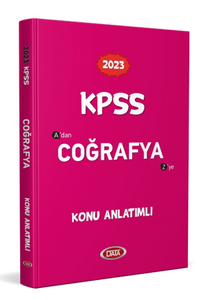 2023 A'dan Z'ye KPSS Coğrafya Konu Anlatımlı 