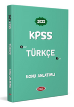 2023 KPSS Türkçe  Konu Anlatımlı 