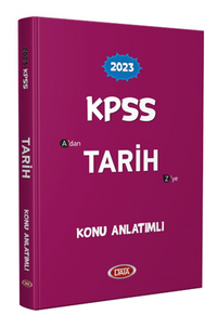 2023 KPSS A'dan Z'ye Tarih Konu Anlatımlı 