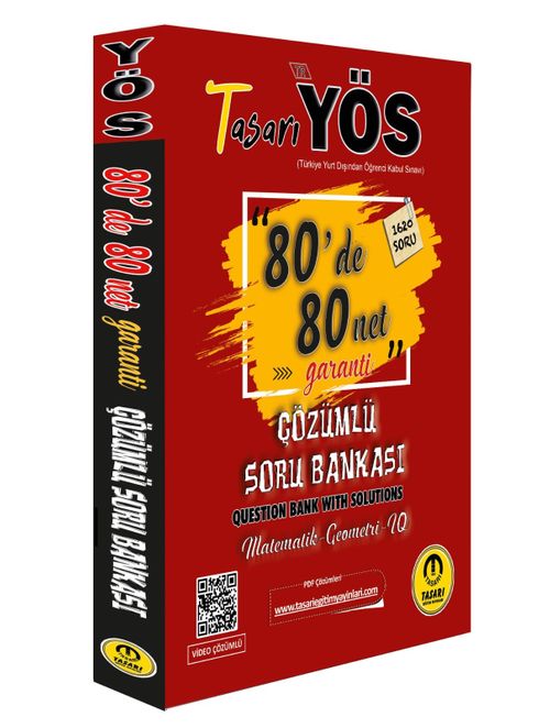 YÖS 80 De 80 Net Garanti Soru Bankası 