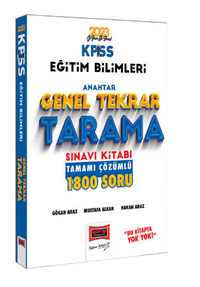 2023 KPSS Eğitim Bilimleri Anahtar Serisi Tamamı Çözümlü 1800 Soru Genel Tekrar Tarama Sınavı Kitabı